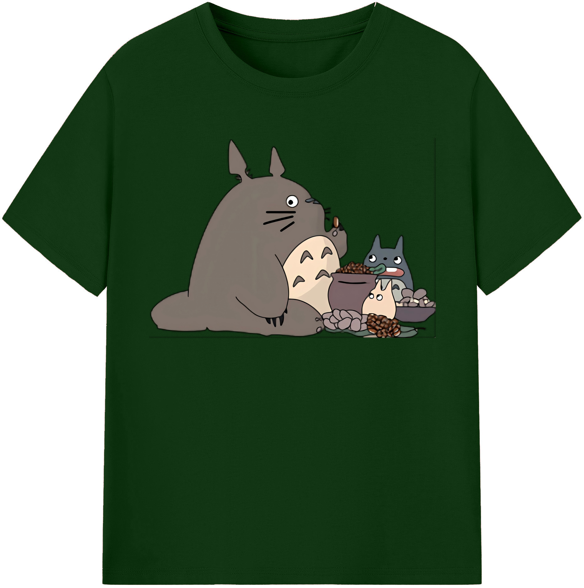 （画像用） となりのトトロ 草壁メイ 草壁サツキ My Neighbor Totoro Satsuki Kusakabe Mei Kusakabe 綿100％半袖Tシャツ（フロントプリント）